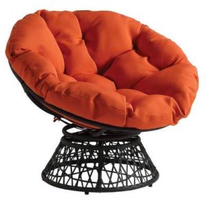 OSP Home Furnishings Wicker Papasan Chair