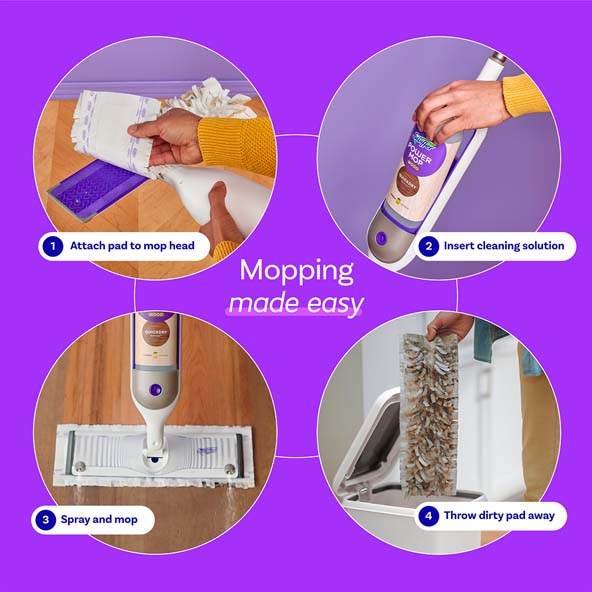How To Attach Swiffer Power Mop Pads