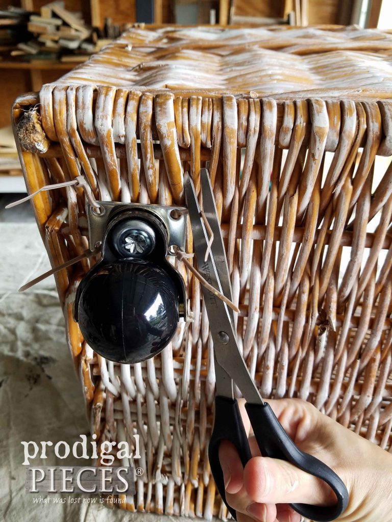 How To Add Wheels To A Laundry Basket