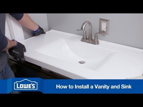 How To Install Bathroom Vanity