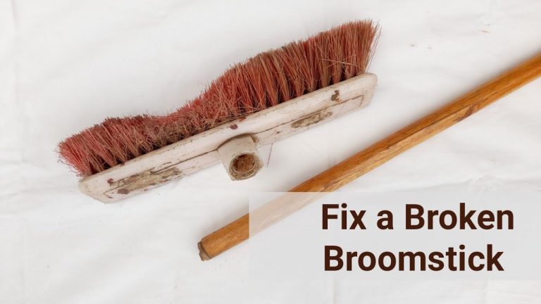 How To Fix A Broken Broom Stick