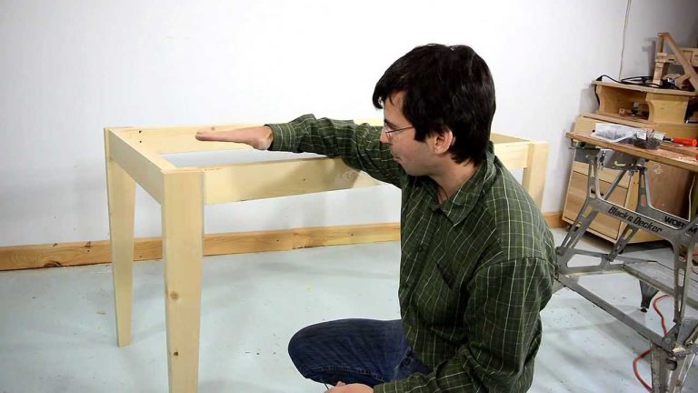 How To Make Wooden Table At Home