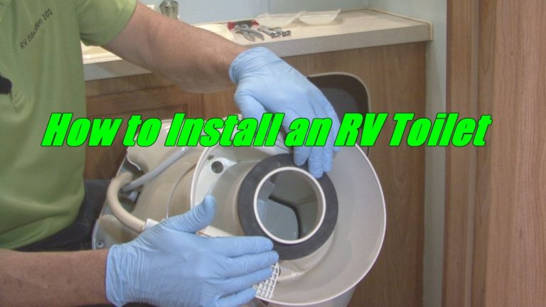 How To Install RV Toilet
