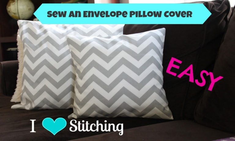 How To Make A Pillow Cover