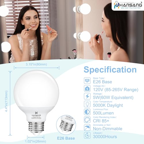 Best Vanity Mirror Light Bulbs