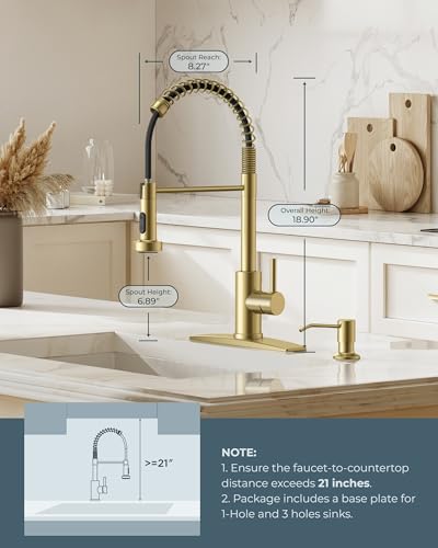 Best Brass Kitchen Faucets