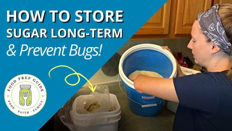 How To Store Flour And Sugar Long Term