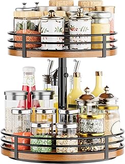 Best Wood Rotating Spice Rack