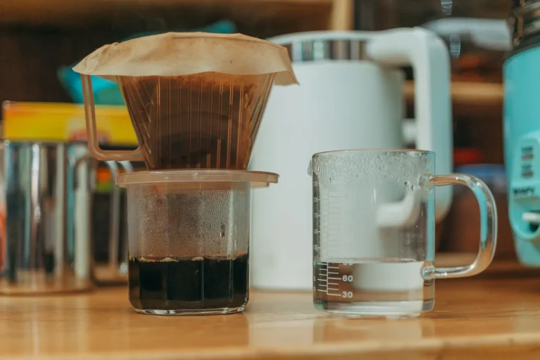 Drip coffee maker setup