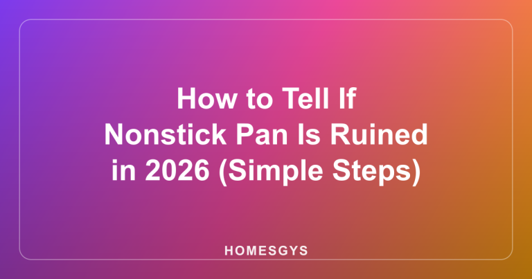 How to Tell If Nonstick Pan Is Ruined