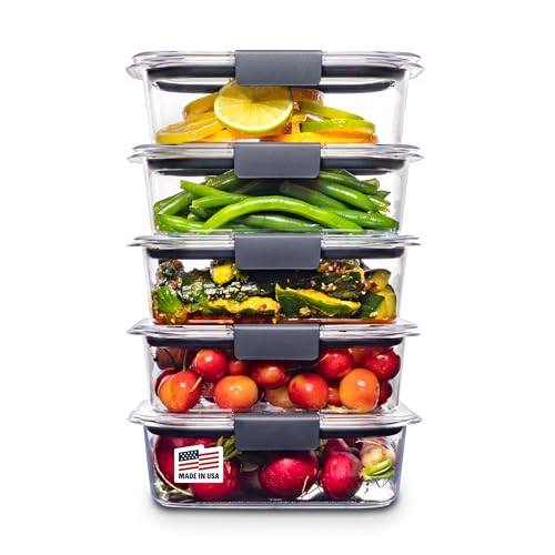 Rubbermaid Brilliance Tritan Plastic Food Storage