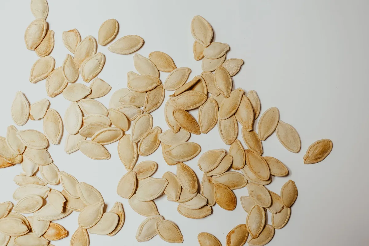 burnt pumpkin seeds