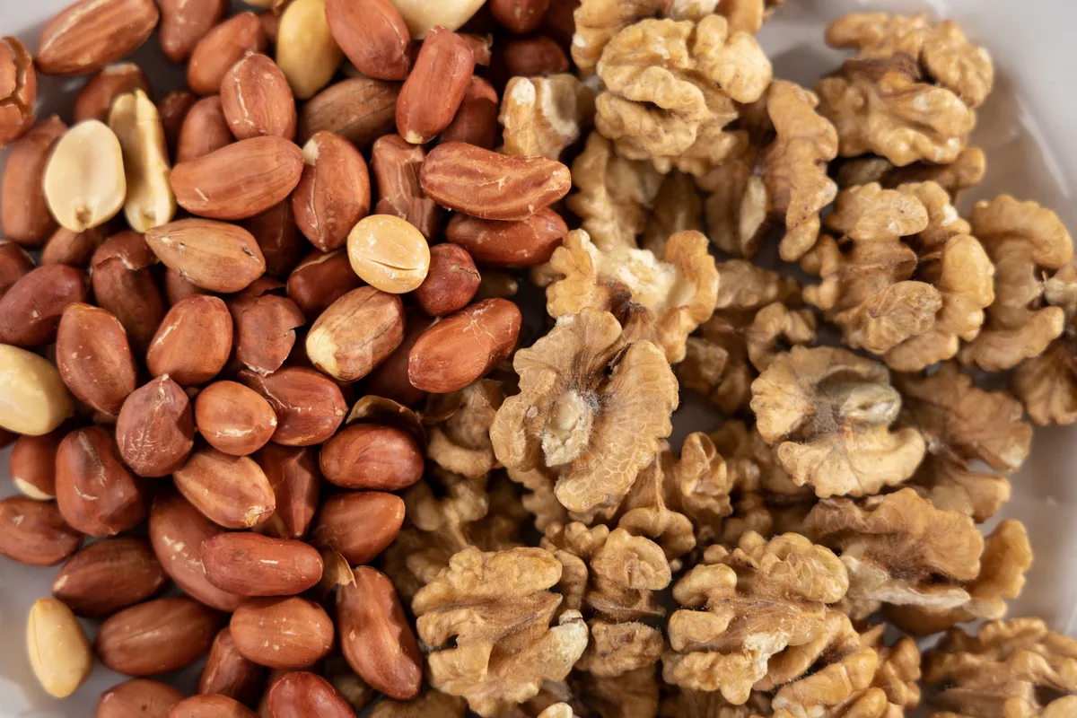 dry toast vs oil toast walnuts