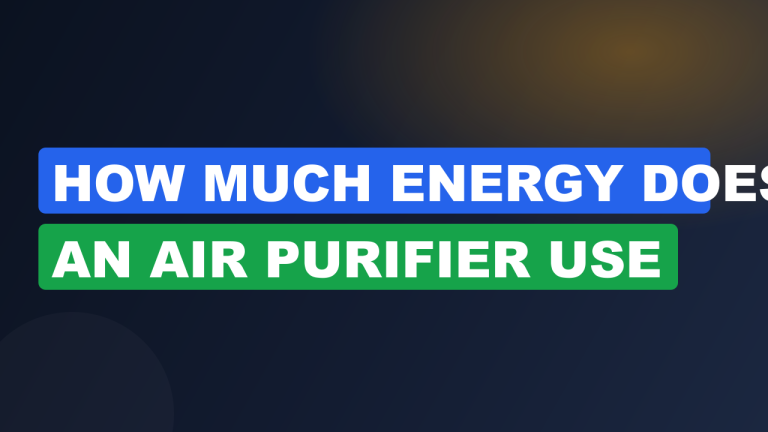 how much energy does an air purifier use