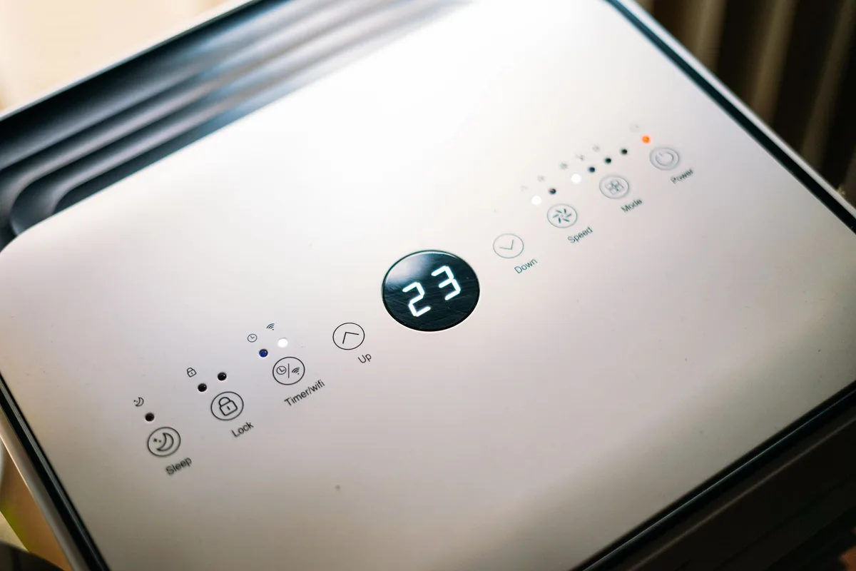 Levoit air purifier control panel