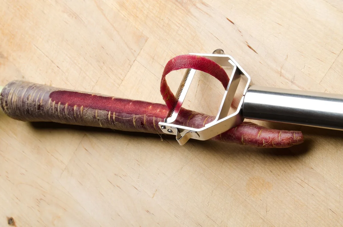 worn vegetable peeler blade