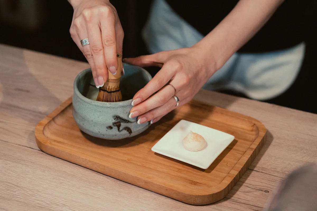 matcha foam