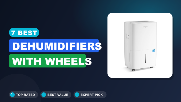 7 Best Dehumidifiers With Wheels