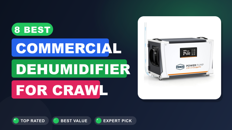 8 Best Commercial Dehumidifier for Crawl Space