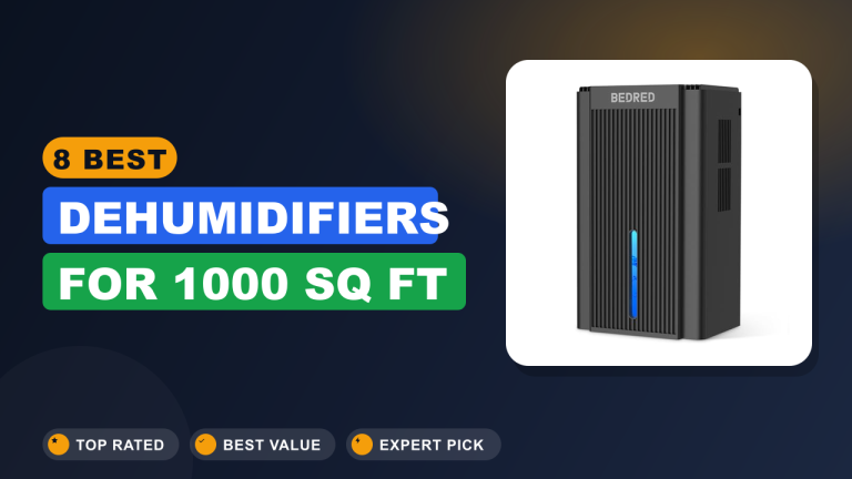8 Best Dehumidifiers for 1000 Sq Ft