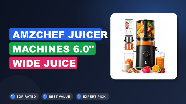 AMZCHEF Juicer Machines 6.0" Wide Juice Review