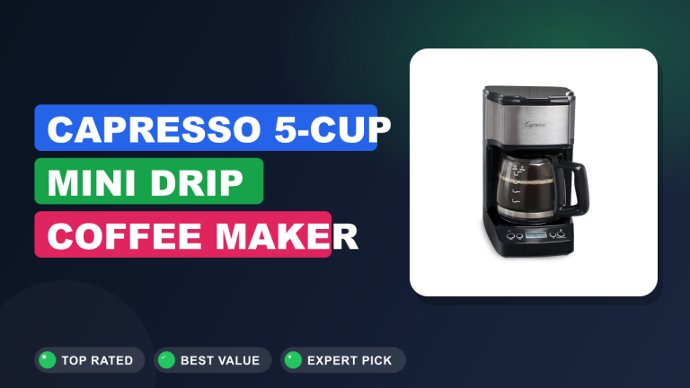 Capresso 5-Cup Mini Drip Coffee Maker Review