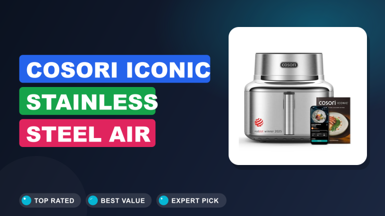 Cosori Iconic Stainless Steel Air Fryer Review