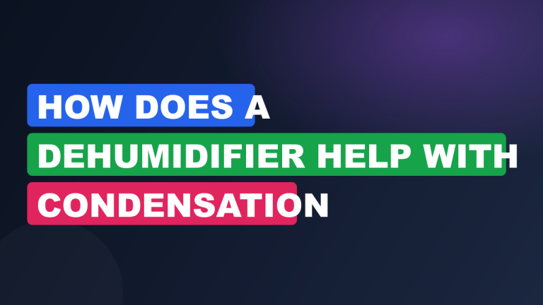 How Does a Dehumidifier Help With Condensation