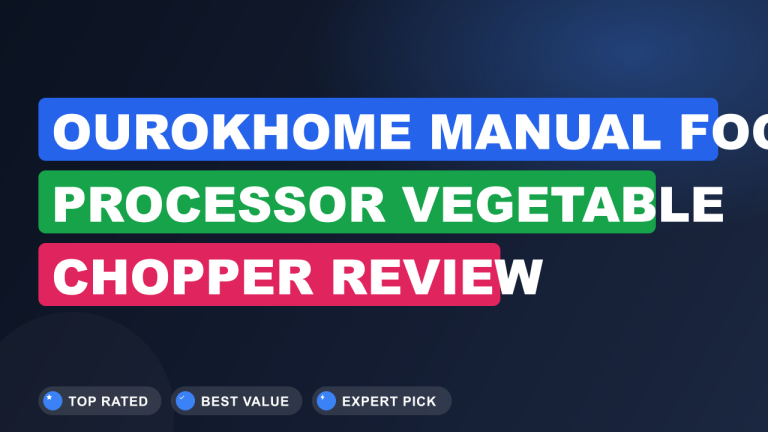 Ourokhome Manual Food Processor Vegetable Chopper Review