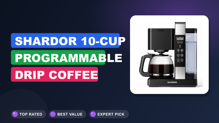 SHARDOR 10-Cup Programmable Drip Coffee Maker Review