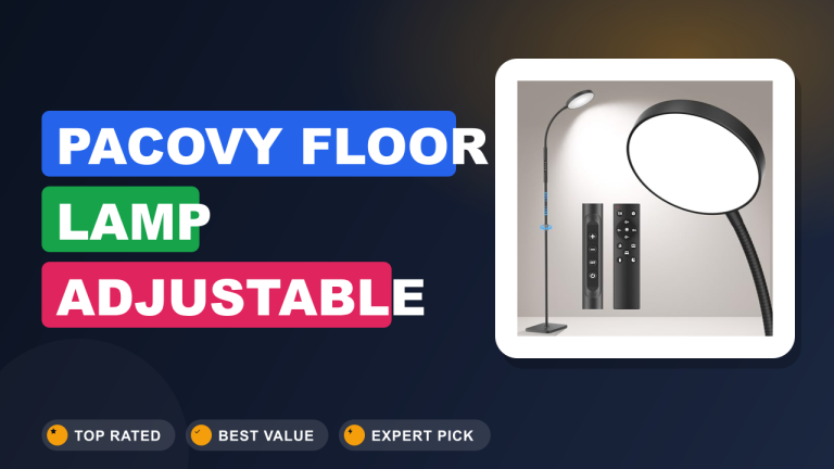 PACOVY Floor Lamp Adjustable Height Lamps Review