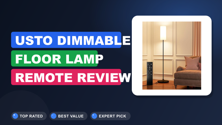 USTO Dimmable Floor Lamp Remote Review